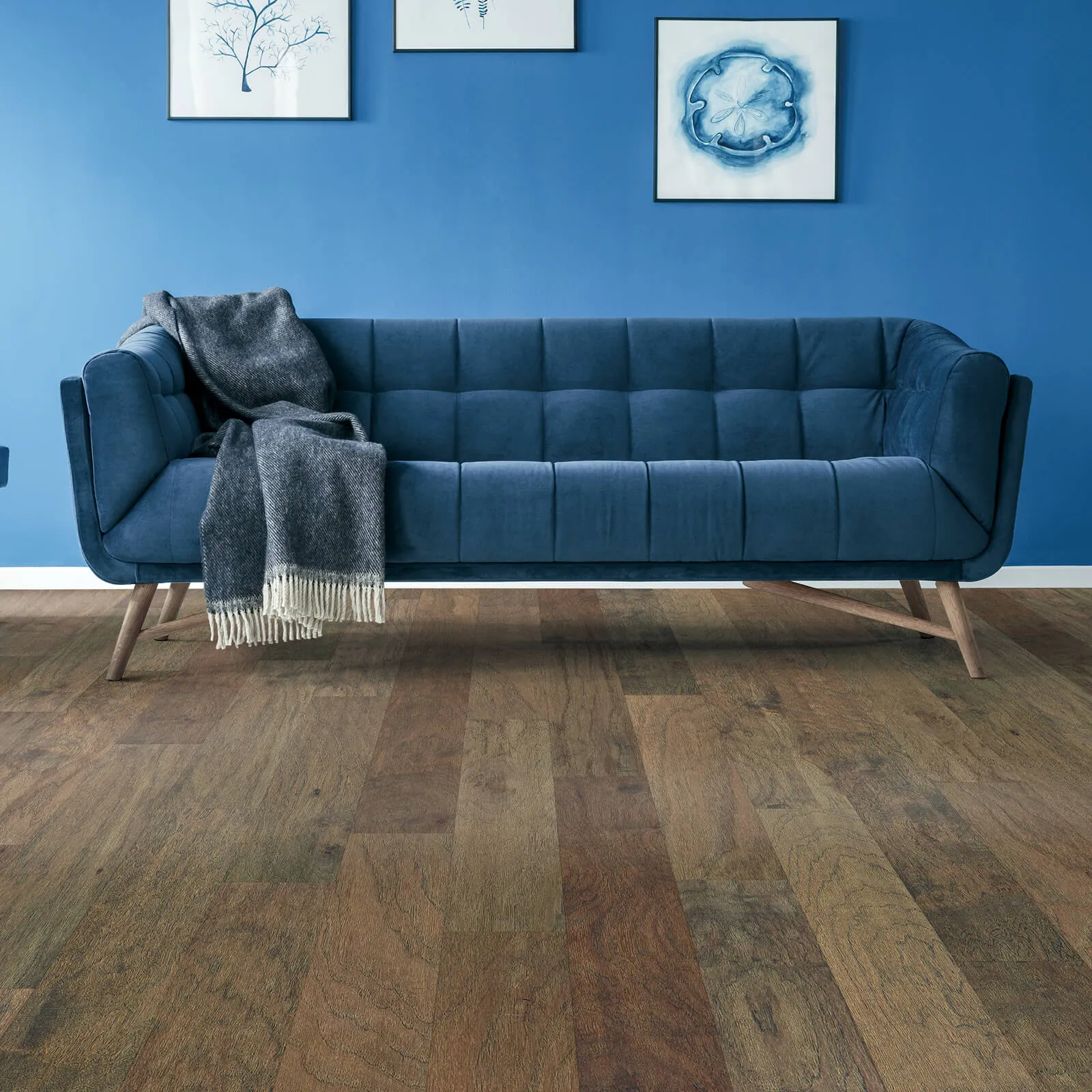 Blue couch | Simple Flooring Solutions